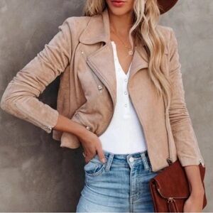 VICI Suede Moto Jacket